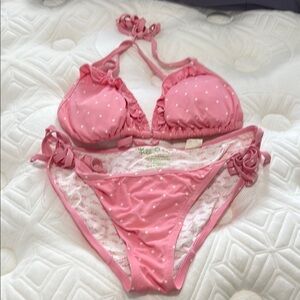 Lilly Pulitzer Pink Polka Dot Bikini